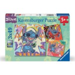 Ravensburger Disney Stitch Παζλ 3x49 Τεμ. Stitch 12001070 4005555010708
