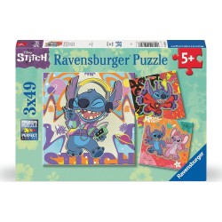 Ravensburger Disney Stitch Παζλ 3x49 Τεμ. Stitch 12001070 4005555010708