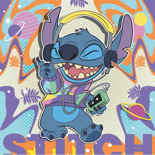 Ravensburger Disney Stitch Παζλ 3x49 Τεμ. Stitch 12001070 4005555010708