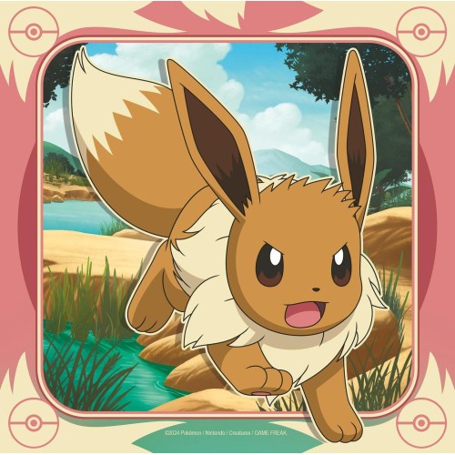 Ravensburger 3x49 pcs Puzzle Pokemon Pikatchu 12004062 4005555040620