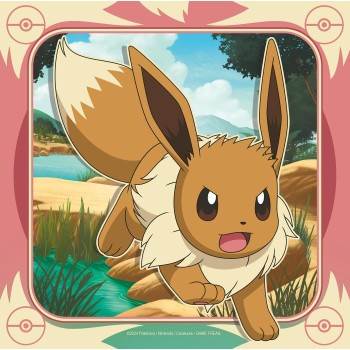 Ravensburger 3x49 pcs Puzzle Pokemon Pikatchu 12004062 4005555040620