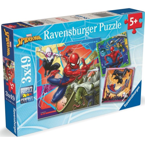 Ravensburger Puzzle 3x49 pieces spiderman marvel 12004115 4005555041153