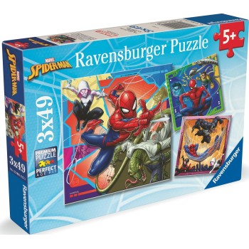 Ravensburger Puzzle 3x49 pieces spiderman marvel 12004115 4005555041153