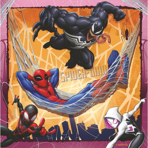 Ravensburger Puzzle 3x49 pieces spiderman marvel 12004115 4005555041153