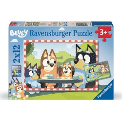 Ravensburger Παζλ 2x12 Τεμ. Οικογένεια της Μπλούι 12004111 4005555041115