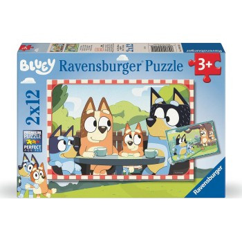 Ravensburger Παζλ 2x12 Τεμ. Οικογένεια της Μπλούι 12004111 4005555041115