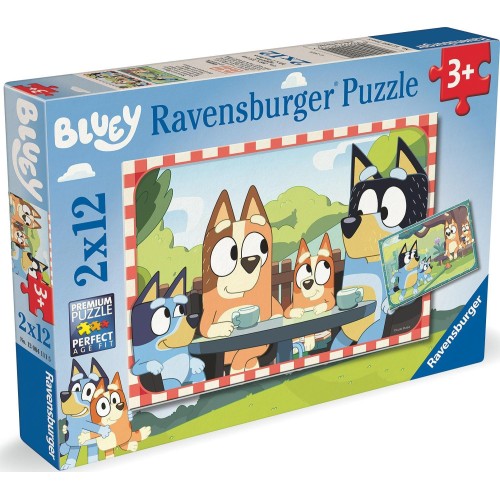 Ravensburger 2x12 pcs Puzzle Bluey 12004111 | Toys-shop.gr