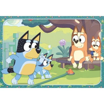 Ravensburger 2x12 pcs Puzzle Bluey 12004111 4005555041115