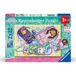Ravensburger Παζλ 2x12 Τεμ. Gabbys Dollhouse 05709 4005556057092
