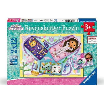 Ravensburger Παζλ 2x12 Τεμ. Gabbys Dollhouse 05709 4005556057092