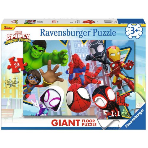 Ravensburger Spiderman Floor Puzzle 24 Pieces Spidey & Friends 031825 4005556031825