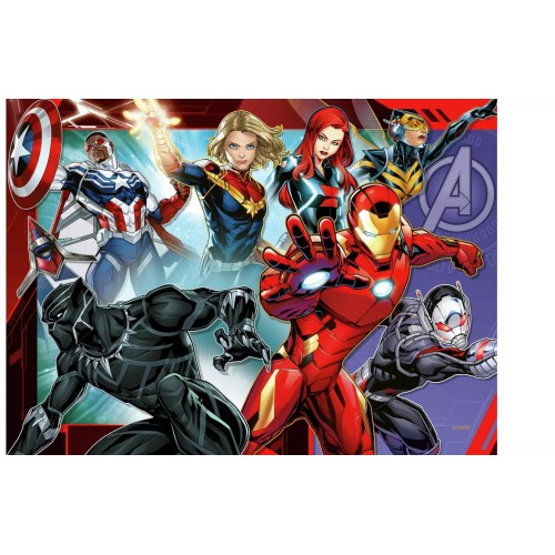 Ravensburger Marvel Avengers Puzzle 4X100 Pieces Avengers 12004033 ...