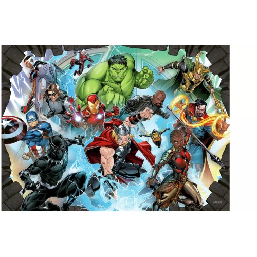 Ravensburger Marvel Avengers Puzzle 4X100 Pieces Avengers 12004033 ...