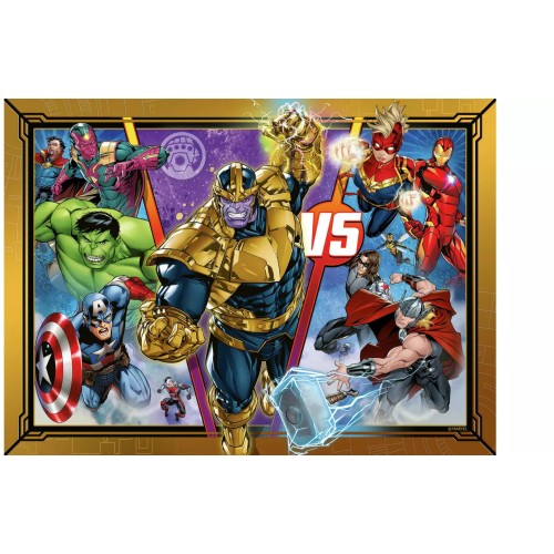 Ravensburger Marvel Avengers Puzzle 4X100 Pieces Avengers 12004033 ...