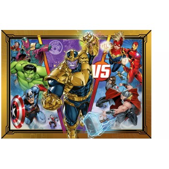 Ravensburger Marvel Avengers Παζλ 4X100 Τεμ. Avengers 12004033 4005555040330