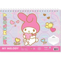 Diakakis imports Hello Kitty Μπλοκ Ζωγραφικής MY Melody 23X33 40Φυλ ΜΕ Αυτοκολλητα - 1 Τμχ 000490141 5205698748707