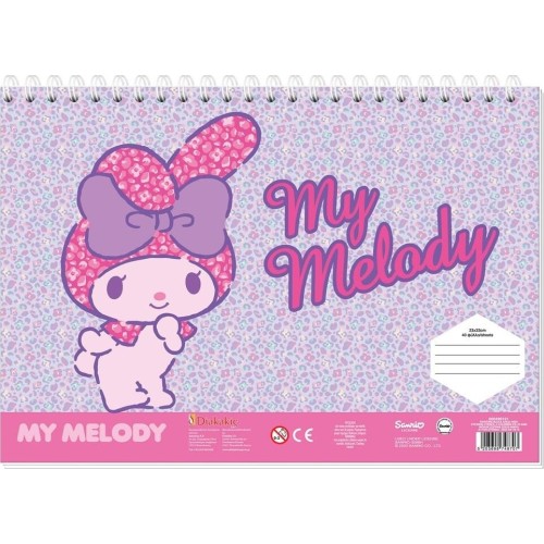 Diakakis imports Block My Melody 23x33 40s With Stickers 000490141 5205698748707
