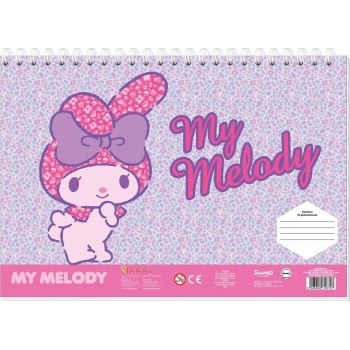 Diakakis imports Hello Kitty Μπλοκ Ζωγραφικής MY Melody 23X33 40Φυλ ΜΕ Αυτοκολλητα - 1 Τμχ 000490141 5205698748707