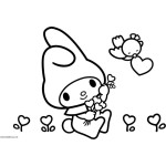 Diakakis imports Block My Melody 23x33 40s With Stickers 000490141 5205698748707