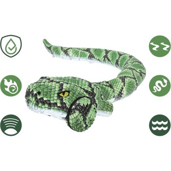 Lexibook Power Python RC, Τηλεκατευθυνόμενος R/C Αμφίβιος Πύθωνας 2.4Ghz, Land And Water Mode 25.SNAKE0 3380743104119