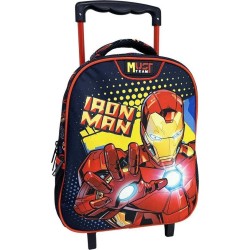Diakakis imports Σχολική Τσάντα Τρόλεϊ Νηπίου Avengers Iron Man Must Team 2 Θήκες 000506312 5205698751301