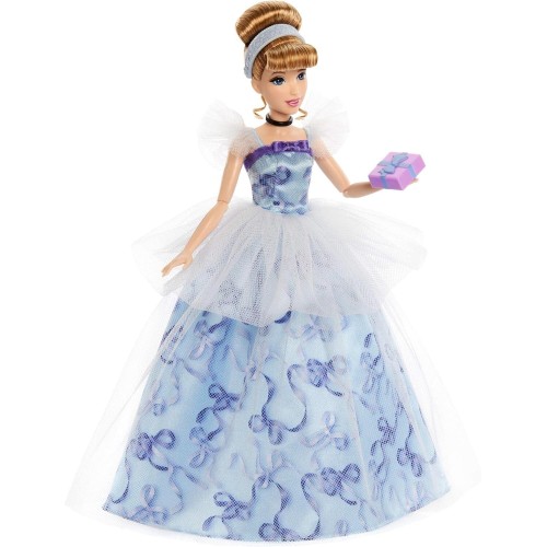 Mattel Disney Princess Cinderella Birthday Collectible Fashion Doll, Inspired By Disney Movie, Special Occasion Gifts For Kids &