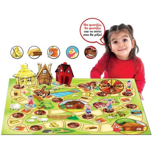 Real Fun Toys Real Fun Επιτραπέζιο Τα 3 Γουρουνάκια 4062 5200392340622