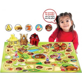 Real Fun Toys Real Fun Επιτραπέζιο Τα 3 Γουρουνάκια 4062 5200392340622