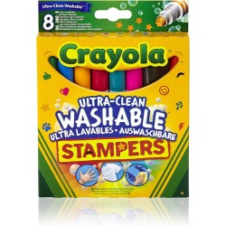 Crayola Stamping Pens, 8 Pcs 58-8129 071662081294