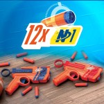 Hasbro nerf n series duo  dart blasters and 12 n1 darts G1492 5010996303073