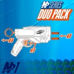 Hasbro nerf n series duo  dart blasters and 12 n1 darts G1492 5010996303073
