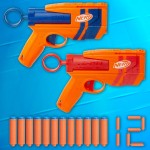 Hasbro nerf n series duo  dart blasters and 12 n1 darts G1492 5010996303073