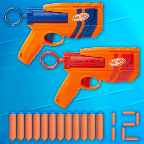 Hasbro nerf n series duo  dart blasters and 12 n1 darts G1492 5010996303073