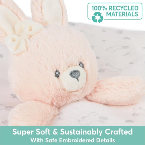 Spin Master Gund Rabbit Cuddly Toy, Κουβερτάκι Αγκαλιάς Κουνελάκι, Φτιαγμένο Από 100% Ανακυκλωμένα Υλικά 097767 778988502181