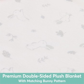Spin Master Gund Rabbit Cuddly Toy, Κουβερτάκι Αγκαλιάς Κουνελάκι, Φτιαγμένο Από 100% Ανακυκλωμένα Υλικά 097767 778988502181