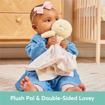 Spin Master Baby Gund: Sustainably Soft - Buttercup Duckling Lovey (6068582) Μαλακό Λούτρινο Ζωάκι Με Μια Βελούδινη Κουβέρτα  10