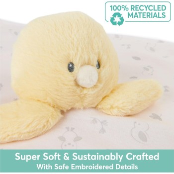 Spin Master Baby Gund: Sustainably Soft - Buttercup Duckling Lovey (6068582) Μαλακό Λούτρινο Ζωάκι Με Μια Βελούδινη Κουβέρτα  10