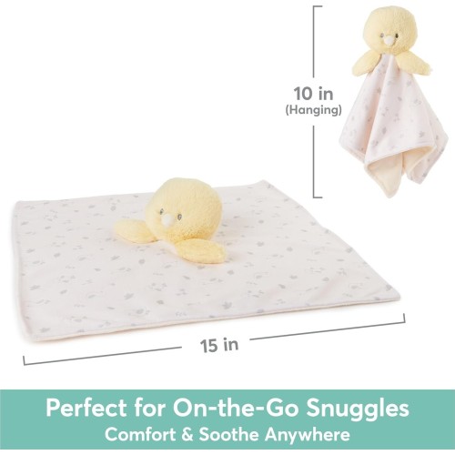 Spin Master Baby Gund: Sustainably Soft - Buttercup Duckling Lovey (6068582) Μαλακό Λούτρινο Ζωάκι Με Μια Βελούδινη Κουβέρτα  10