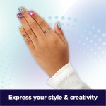 Spin Master cool maker, go glam foil nails kit with 6 sheets of shimmer foil and nail s 105946 681147046719