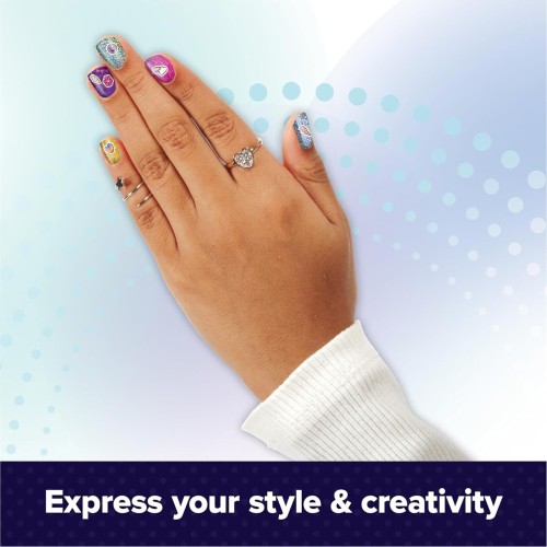 Spin Master cool maker, go glam foil nails kit with 6 sheets of shimmer foil and nail s 105946 681147046719