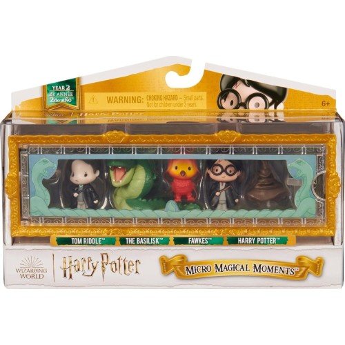 Spin Master wizarding  harry potter, micro magical moments chamber of secrets scene gif 097758 778988502976
