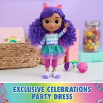 Spin Master Gabbys Dollhouse: Cat-Errific Celebration - Sing & Celebrate Gaby Girl (6070859) 102122 681147030404