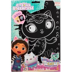 canenco Gabbys Dollhouse Gabby's Dollhouse Scratch Art GD23346 8719668013490