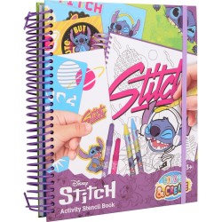 canenco Disney Stitch Stitch Βιβλίο Χρωματισμού Και Δραστηριοτήτων Color And Create ST24356V 8719668030879