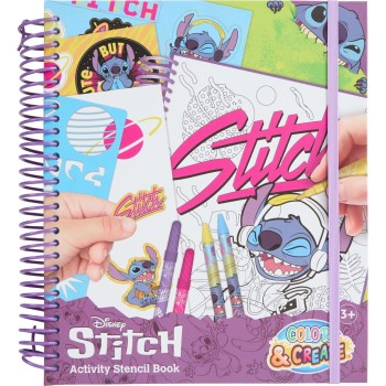 canenco Disney Stitch Stitch Βιβλίο Χρωματισμού Και Δραστηριοτήτων Color And Create ST24356V 8719668030879