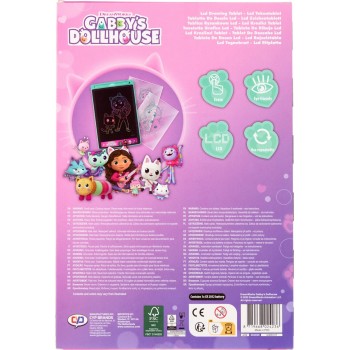 canenco Gabbys Dollhouse Gabby's Dollhouse LCD Drawing Tablet Rainbow GD24380 8719668024236