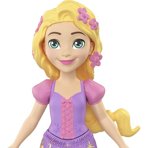 Mattel Disney Princess Rapunzel Posable Small Doll In Shiny Outfit With Removable Skirt, Inspired By Movie HPL55 / JBX42 1947352