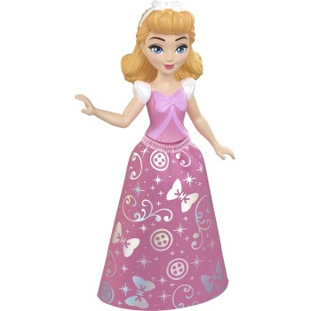 Mattel Disney Princess Cinderella Posable Small Doll in Shiny Outfit With Removable Skirt, Inspired by Movie HPL55 / JBX45 19473