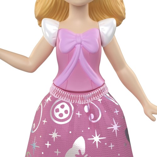 Mattel Disney Princess Cinderella Posable Small Doll in Shiny Outfit With Removable Skirt, Inspired by Movie HPL55 / JBX45 19473