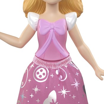 Mattel Disney Princess Cinderella Posable Small Doll in Shiny Outfit With Removable Skirt, Inspired by Movie HPL55 / JBX45 19473